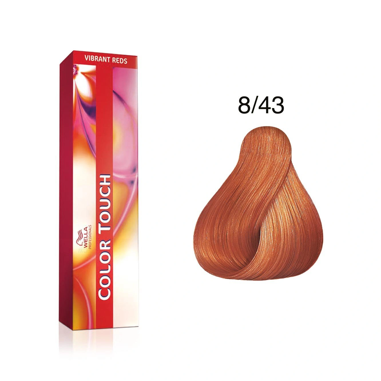 Wella Color Touch Hajszínező - 8/43 60ml Light Blonde Red Gold képe 1